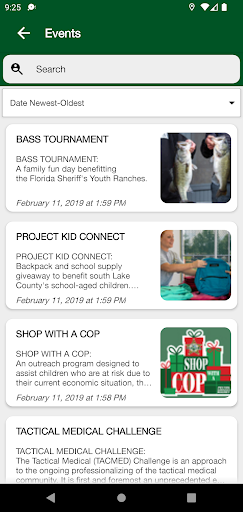 Lake County FL Sheriff Office Screen 3