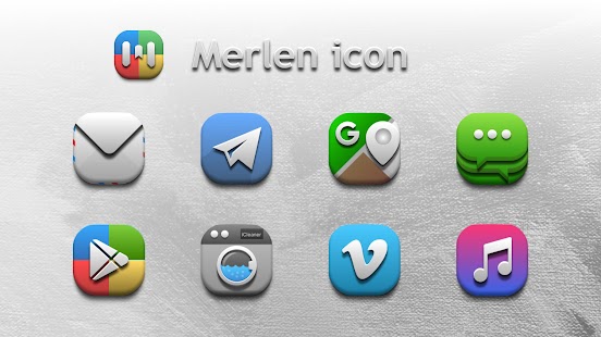 Merlen Icon Pack Tangkapan layar