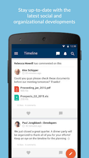 Android application SwinApp screenshort