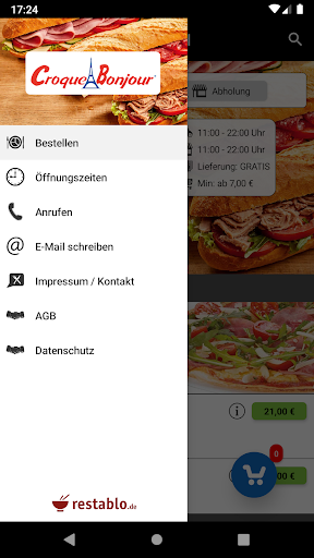 Croque Bonjour Kiel Screen 2