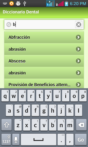 diccionario Dental Screen 2