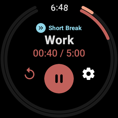 Android application Tomato Focus - Pomodoro Timer screenshort