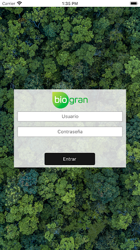 Android application Biogran B2B screenshort