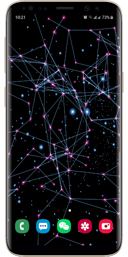 Galaxy Particle Live Wallpaper Screen 3