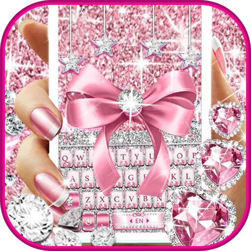 Pink Bow Diamond Theme logo