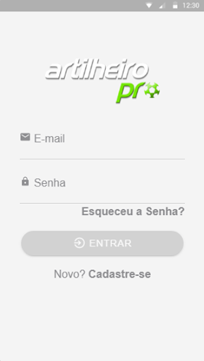 Android application artilheiroPro screenshort