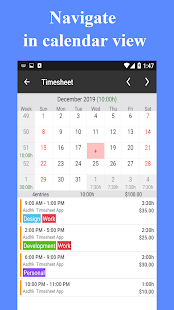 Timesheet - Work Hours Tracker Screenshot