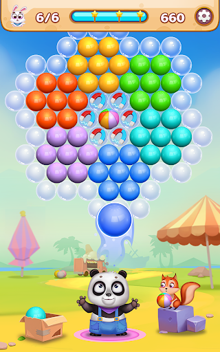 Panda bubble shooter