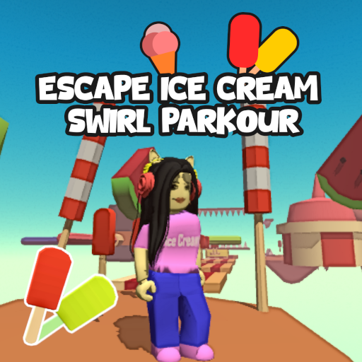 escape ice cream swirl parkour