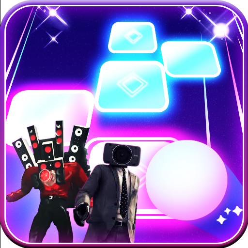 Cameraman Speakerman Tiles Hop