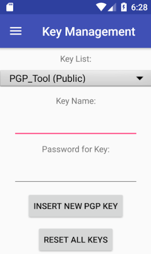 PGP Tool Screen 2