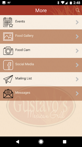 Gustavos Mexican Grill Screen 2
