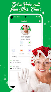 Screenshot 1 Llamada de la Sra. Santa Claus android