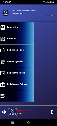 SEFI - Compras e Coletas Screen 2