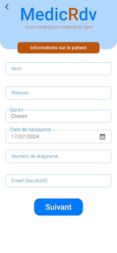 MedicRdv Screen 2