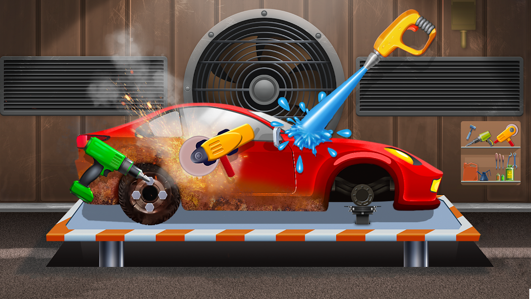 Kids Garage: Toddler car games 1.44.2 APK + Mod (Unlimited money) for Android