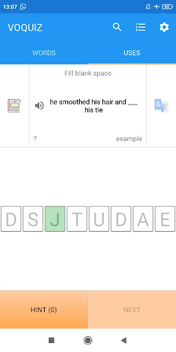 VOQUIZ Screen 2