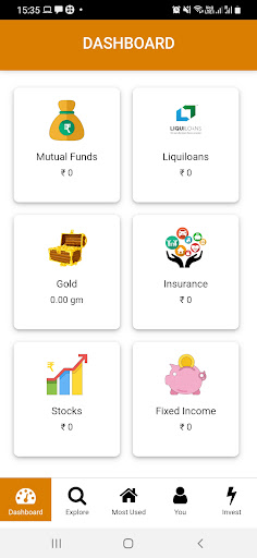 Android application SBM Investment screenshort