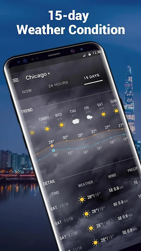 Screenshot of Amber Weather Elite