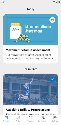 Athlete Wellness Academy Screen 2