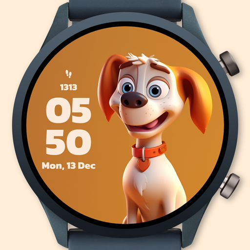Dog & Puppy Watch Face Wear OS Logo