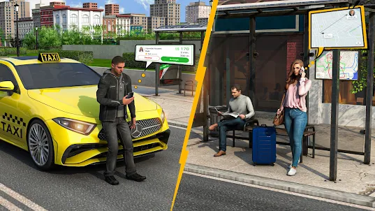 Drive Taxi Game Simulator