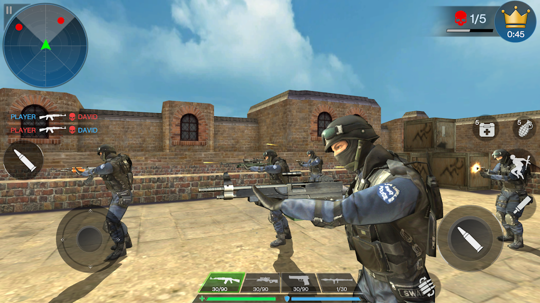 Critical Strike GO: Gun Games MOD APK v1.0.45 (Unlocked) - Jojoy