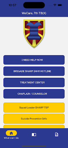 Android application WeCare, 7th TB(X) screenshort