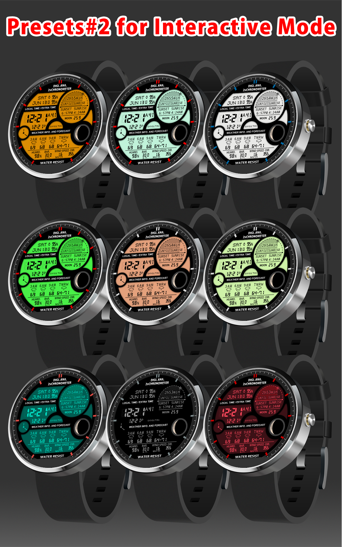 Android application V12 Watch Face for Moto 360 screenshort