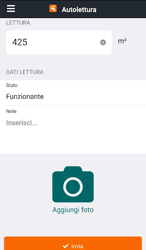 AutoLettura Screen 2