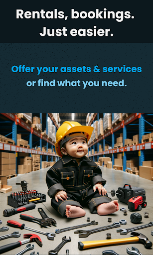 Android application Rentables: Rent People, Things screenshort