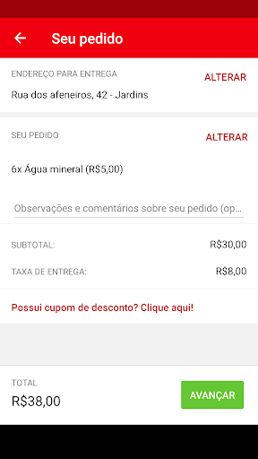 MeuBão Lanches Screen 3