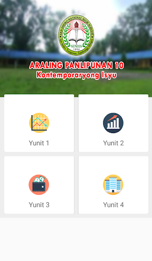 Android application Araling Panlipunan 10 screenshort