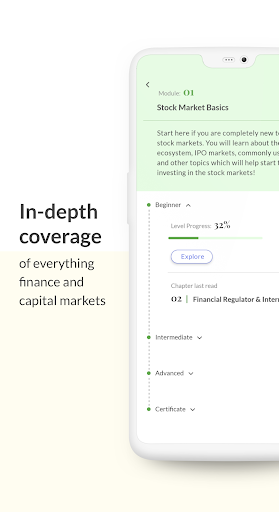 Android application Varsity by Zerodha screenshort