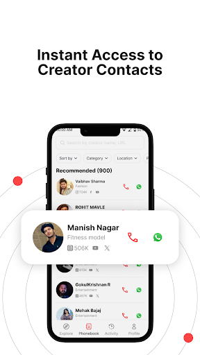 HashFame: Call Creators Direct Screen 2