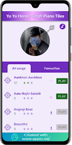 Yo Yo Honey Singh Piano Tiles 2.1.0 APK + Mod (Free purchase) for Android