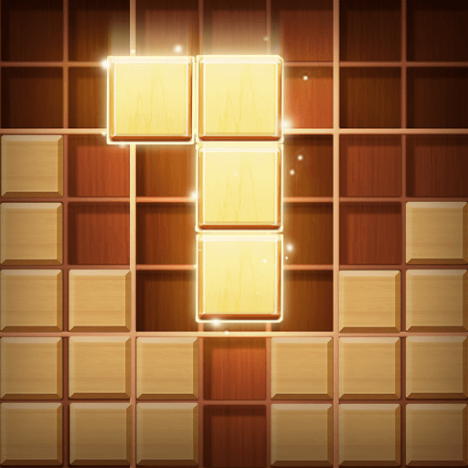 Wood Block Puzzle Logo