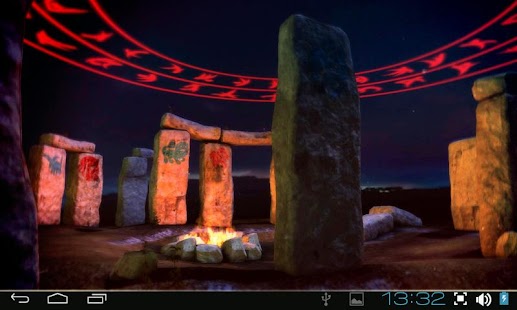 لقطة شاشة ثلاثية الأبعاد لـ Stonehenge Pro lwp