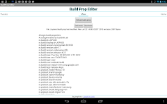 screenshot of Build Prop Editor