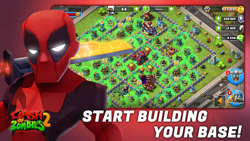 Android application Clash of Zombies : Zombiecraft screenshort