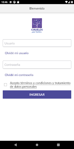 Android application Ciruelos screenshort