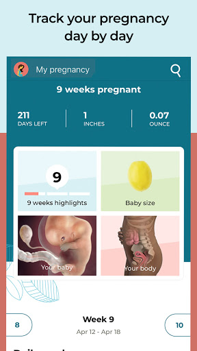Pregnancy Tracker + Countdown to Baby Due Date screenshots 2
