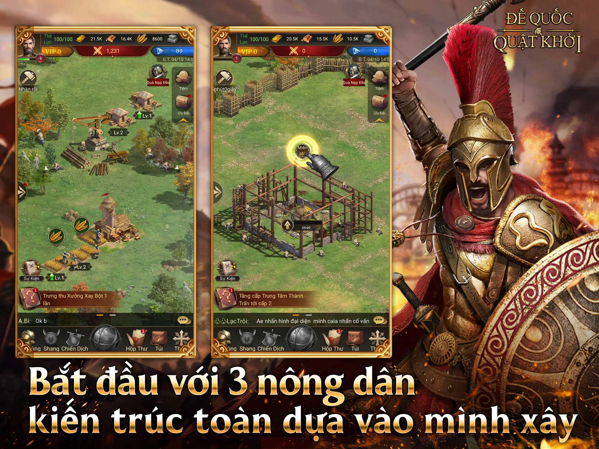 Hình ảnh Đế Quốc Quật Khởi Hack Vô Hạn Tiền