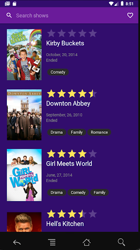 Android application Binge Watcher screenshort
