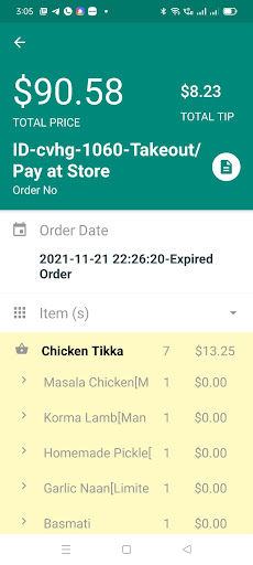 iOrders Restaurant Manager Screen 3