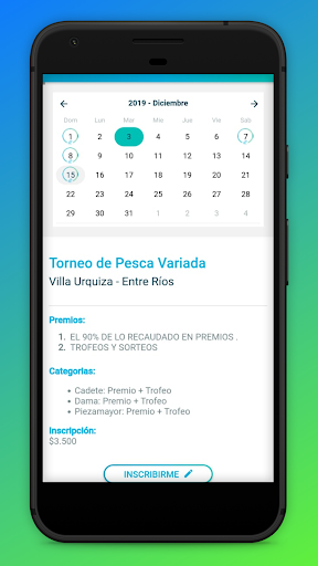 PescApp Screen 3