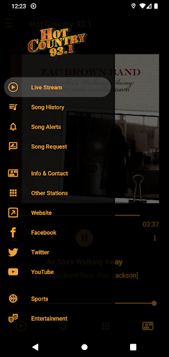 Hot Country 93.1 Screen 3