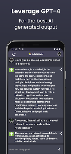 AdvisoryAI Screen 2