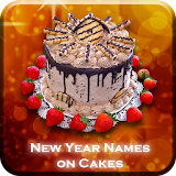 New Year Names On Cakes Editor icon