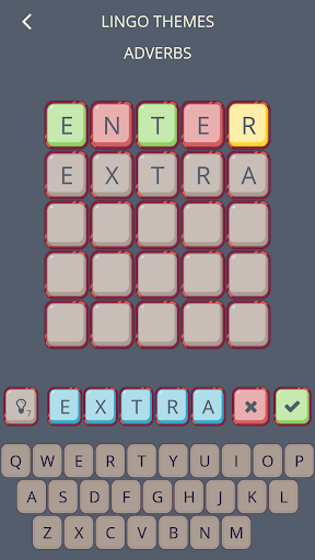 Lingo Themes 2. The Word Game